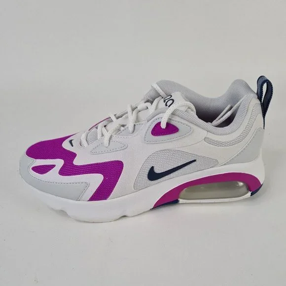 Nike Air Max 200 Women Running Atlhetic Shoes Photon Purple - Picture 2 of 12